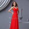 Robe rouge témoin mariage