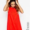 Robe rouge trapeze