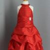 Robe soirée enfant rouge