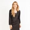 Robe suedine noir