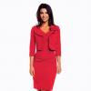 Robe tailleur rouge