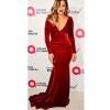 Robe velours rouge femme