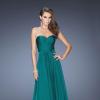 Robe vert bleu