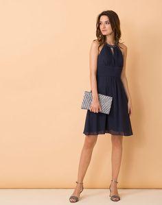 Accessoire robe bleu marine