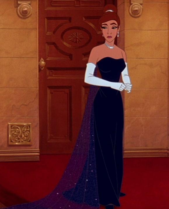 Anastasia disney robe bleu