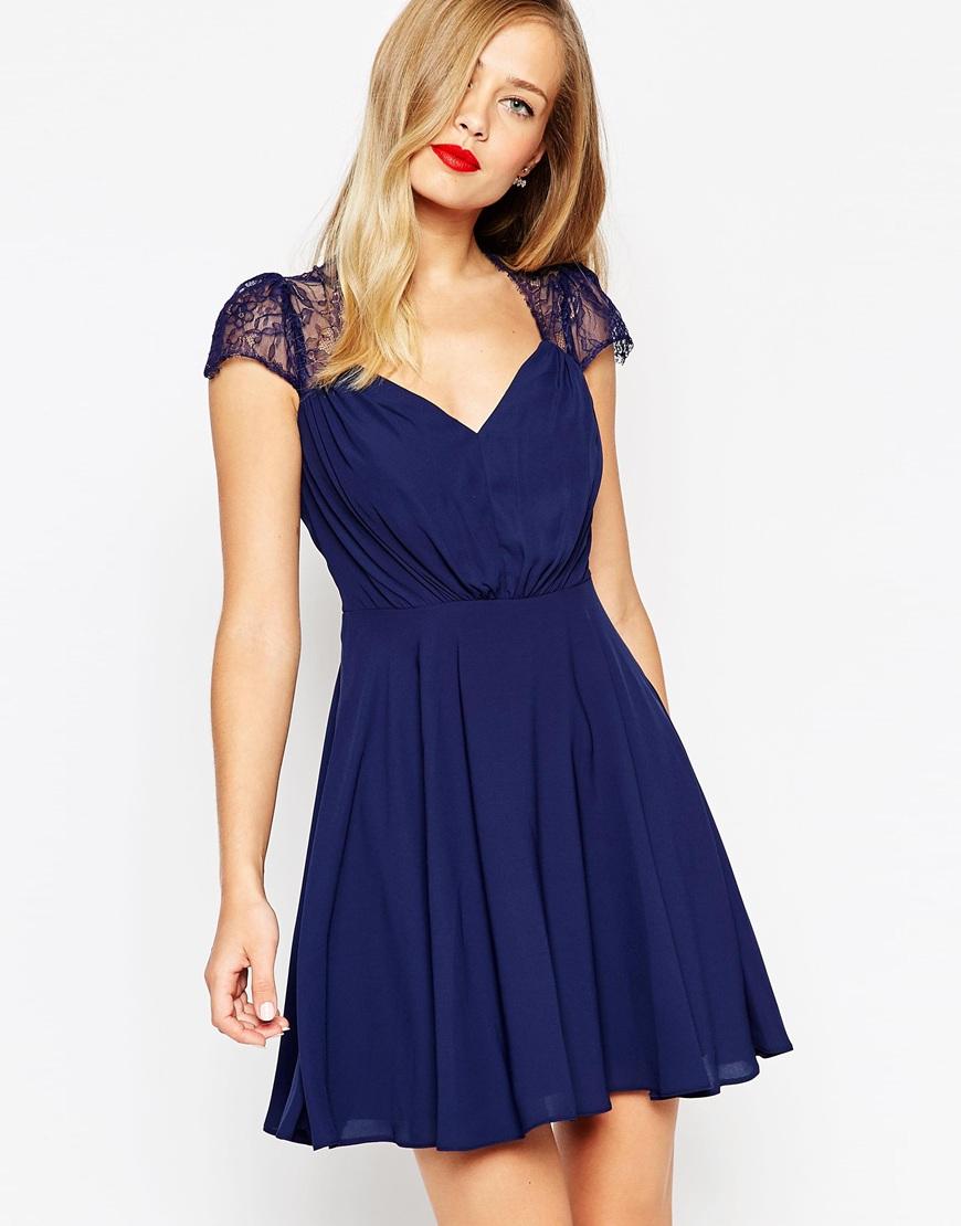 Asos robe bleu