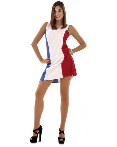 Bleu blanc rouge robe