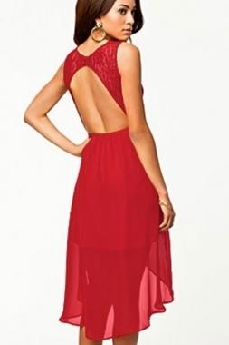 Bon prix robe rouge