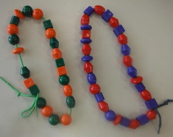 Collier de perles maternelle