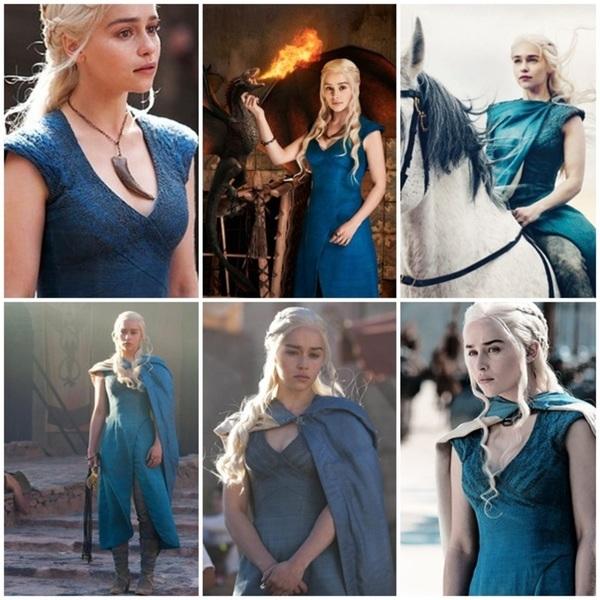 Daenerys robe bleu