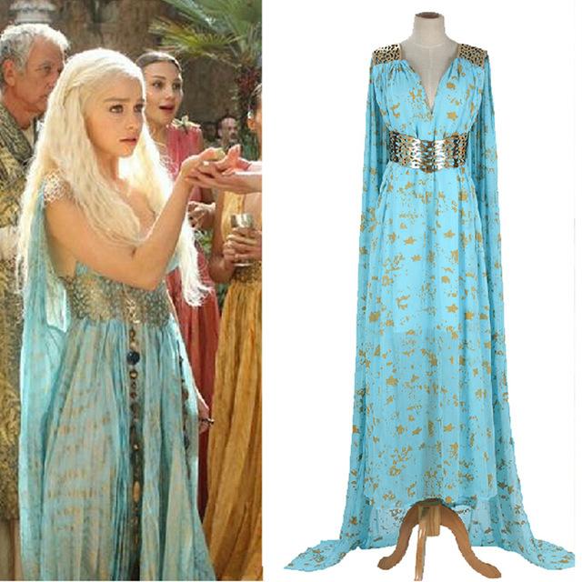 Daenerys robe bleu