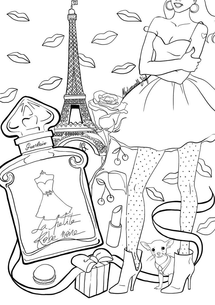 Dessin la petite robe noir