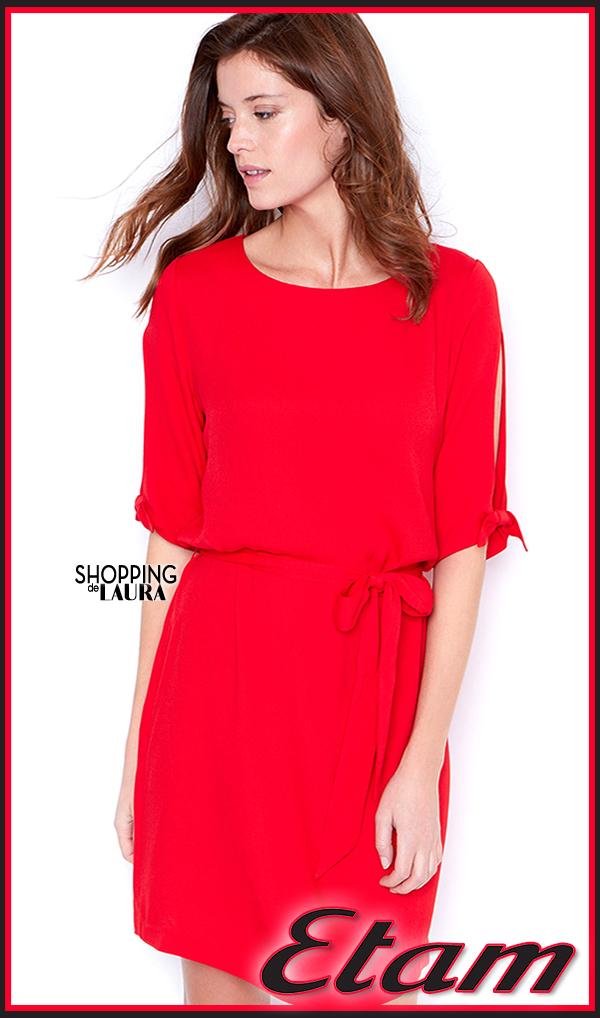 Etam robe rouge