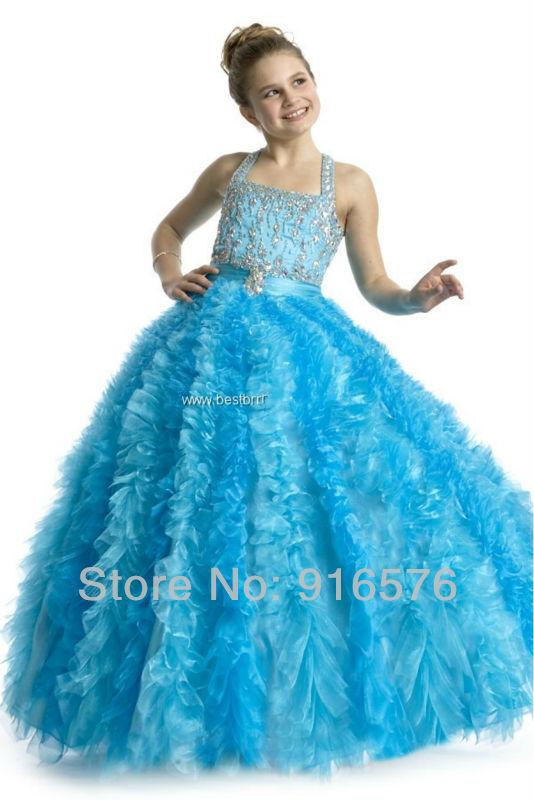 Image de robe de mariage de princesse bleu