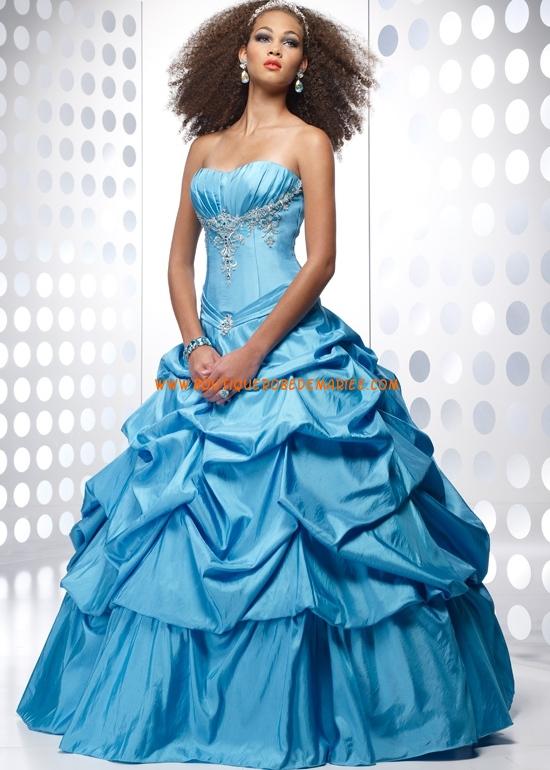 Image de robe de mariage de princesse bleu