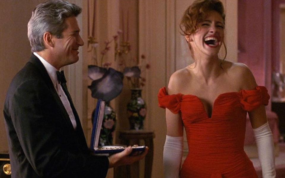 Julia roberts pretty woman robe rouge