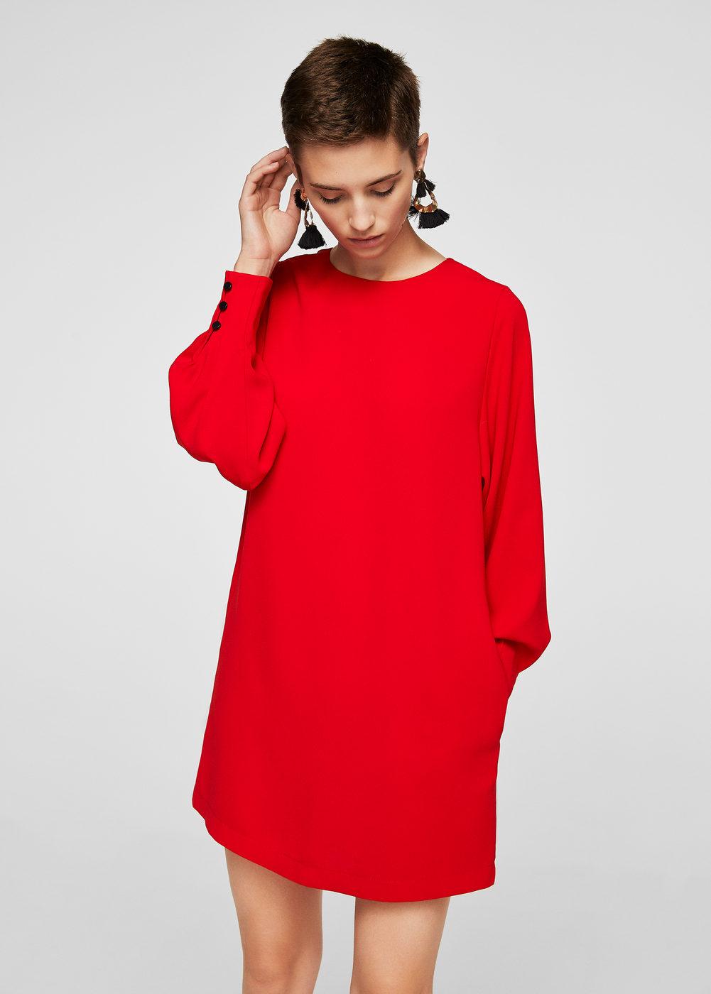 Mango robe rouge