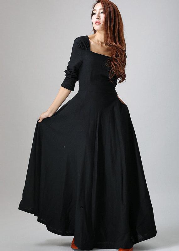 Maxi robe noir