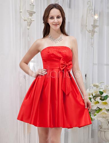 Mini robe rouge