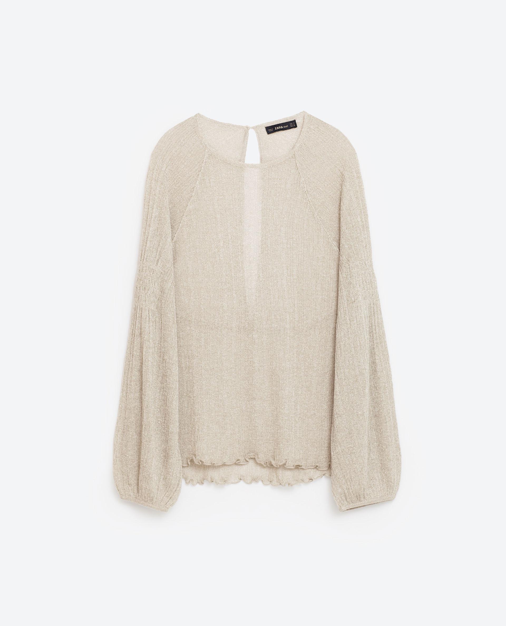 Pull en laine femme zara