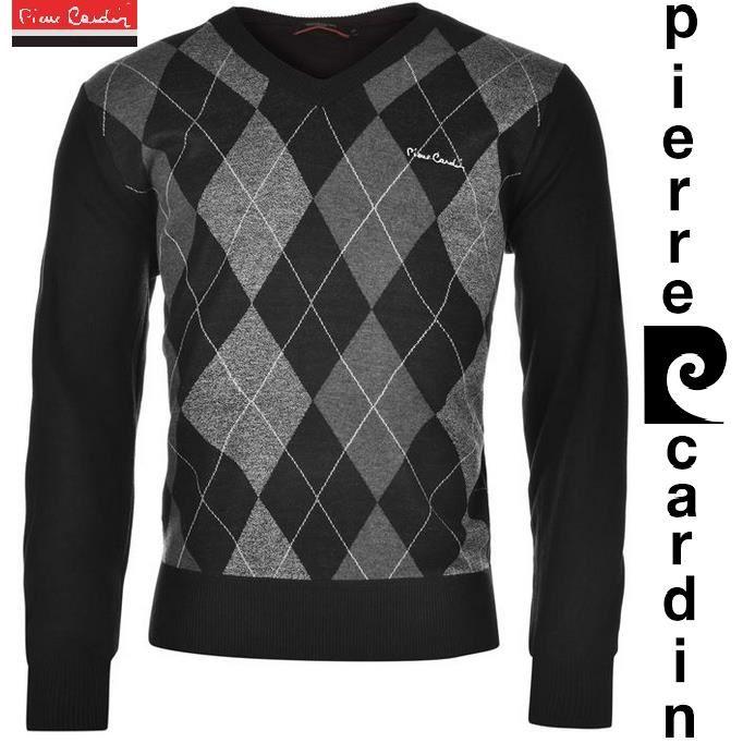 Pull losange homme