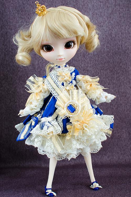 Pullip la robe vert bleu royal