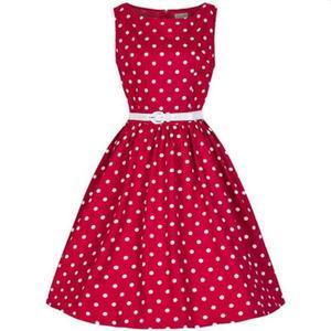 Robe à pois rouge