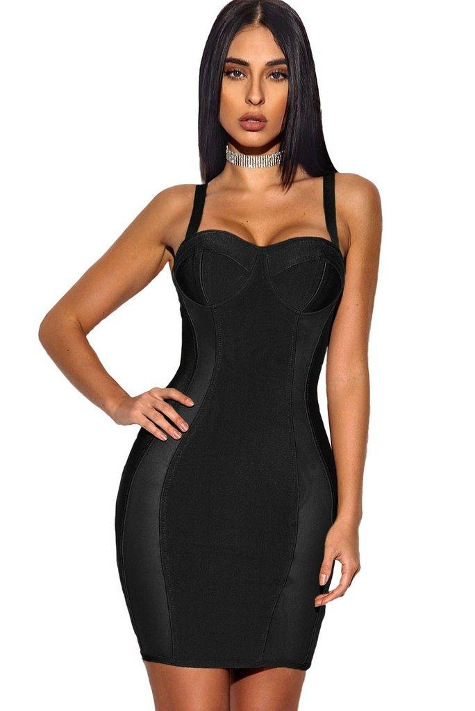 Robe bandage noir