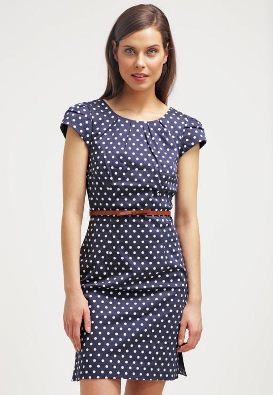 Robe bleu a pois