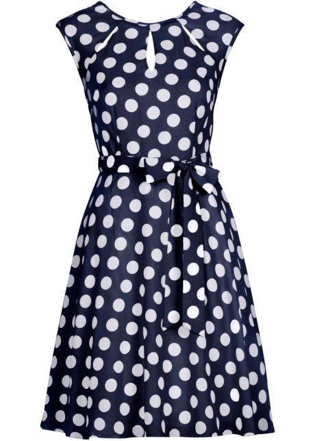 Robe bleu a pois