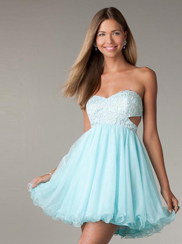 Robe bleu ciel pour mariage