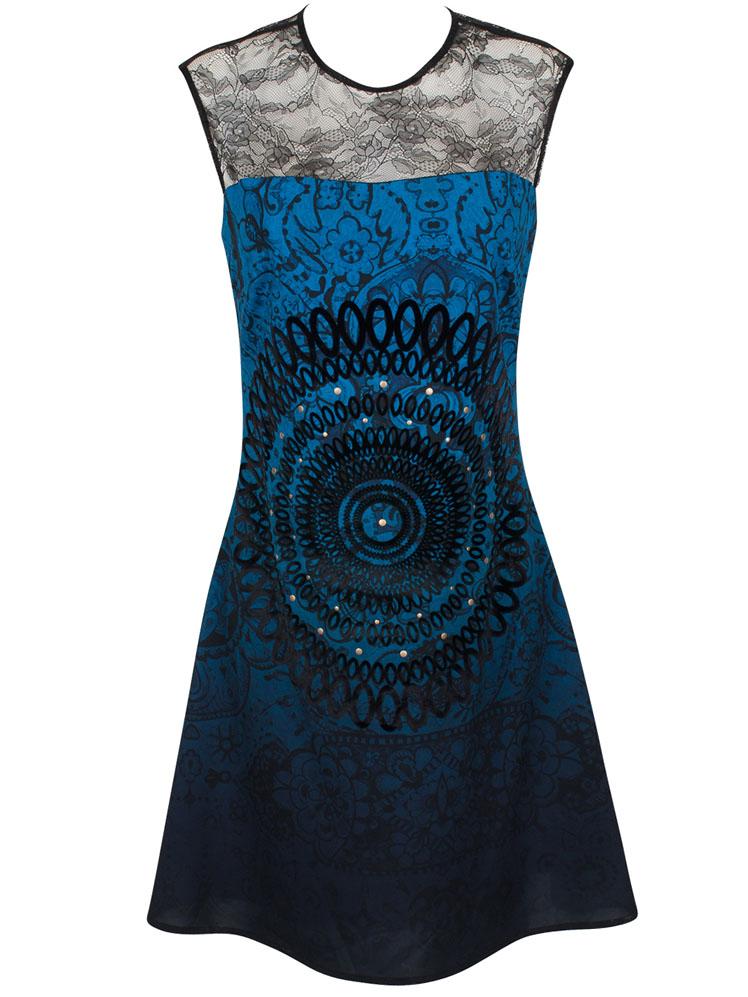 Robe bleu desigual