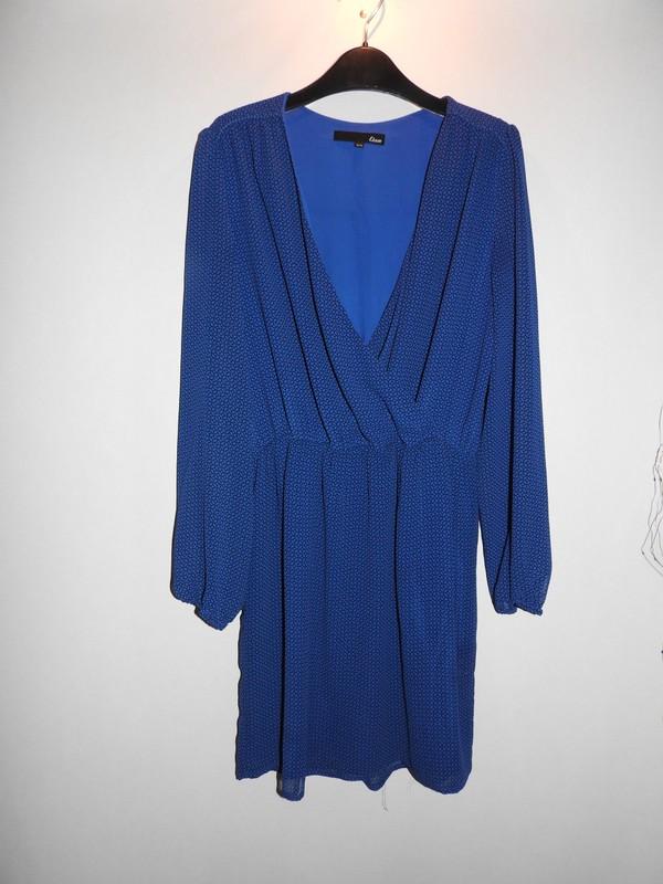 Robe bleu electrique etam