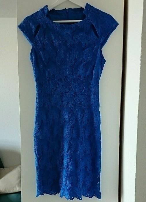 Robe bleu electrique mango