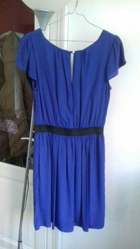 Robe bleu electrique naf naf