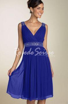 Robe bleu electrique pas cher