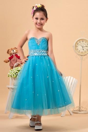 Robe bleu enfant