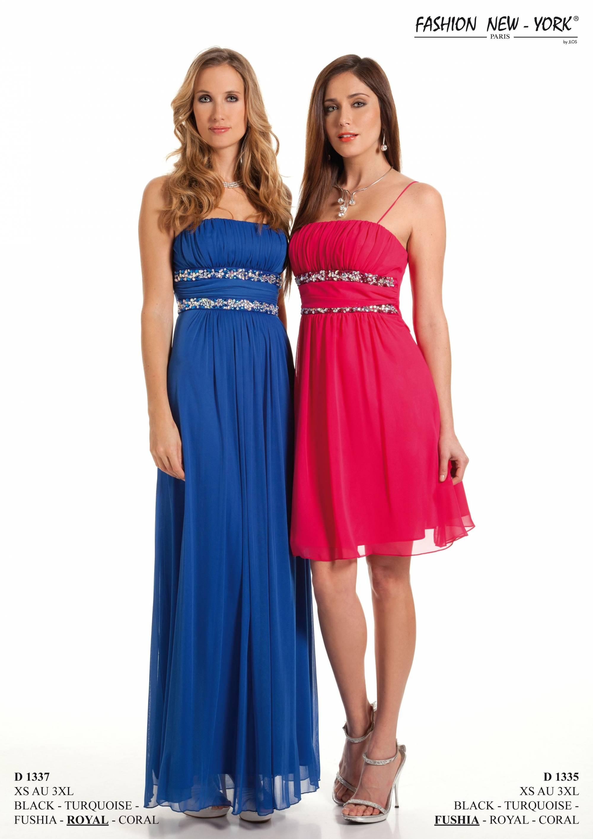 Robe bleu et rose