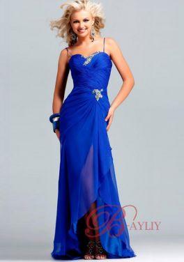 Robe bleu longue pas cher