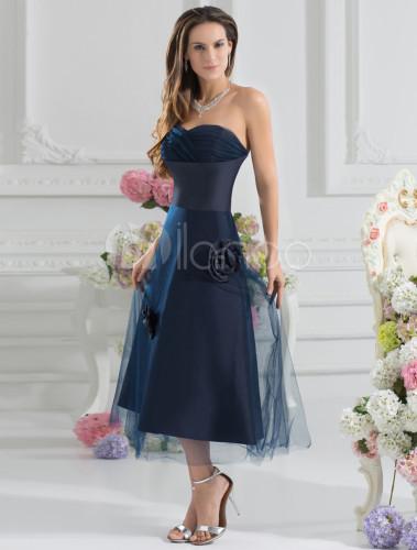 Robe bleu marine demoiselle d honneur