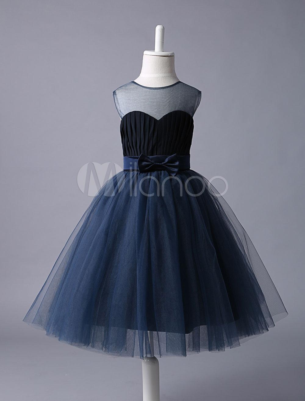 Robe bleu marine enfant