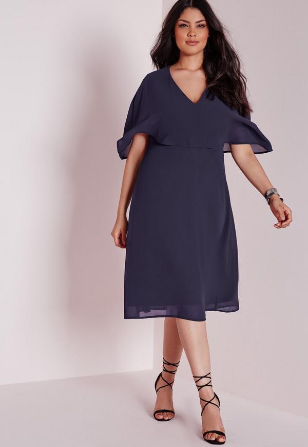 Robe bleu marine grande taille