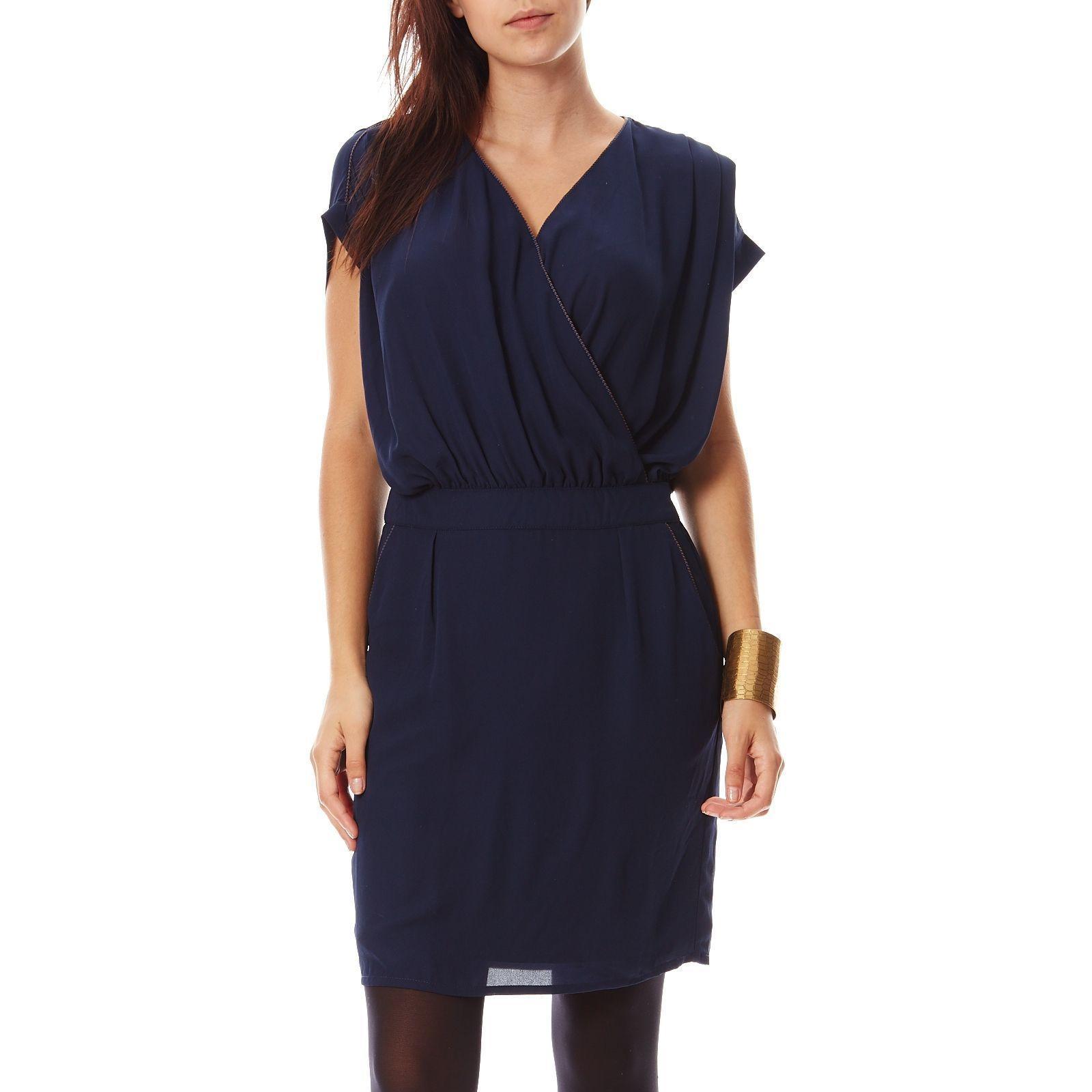 Robe bleu marine hiver