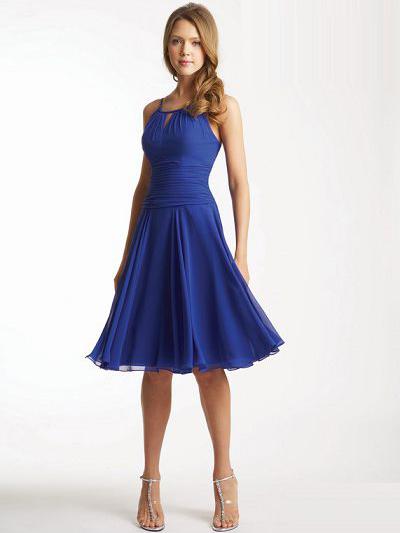 Robe bleu roi pas cher