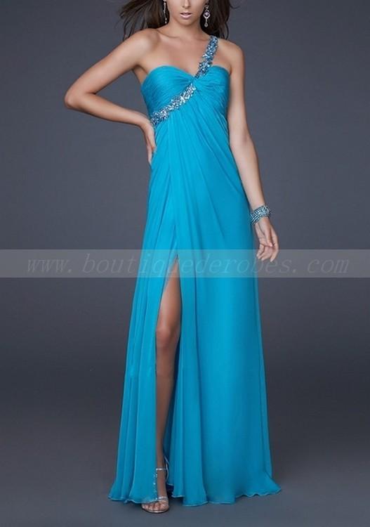 Robe bleu turquoise pas chere