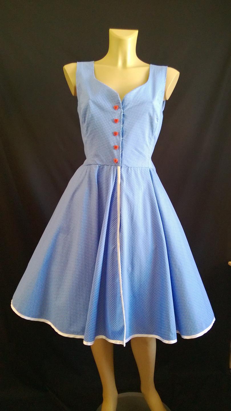 Robe bleu vintage