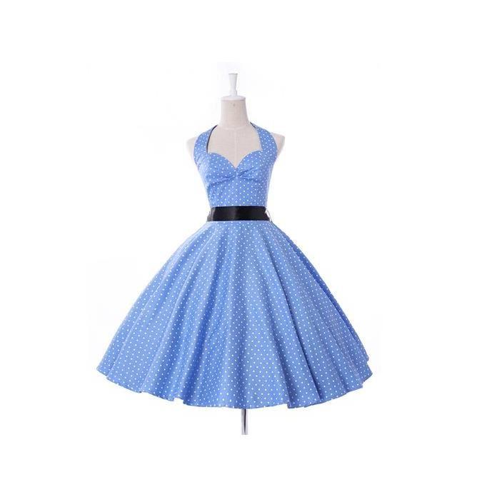 Robe bleu vintage