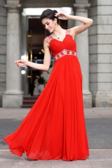 Robe ceremonie rouge