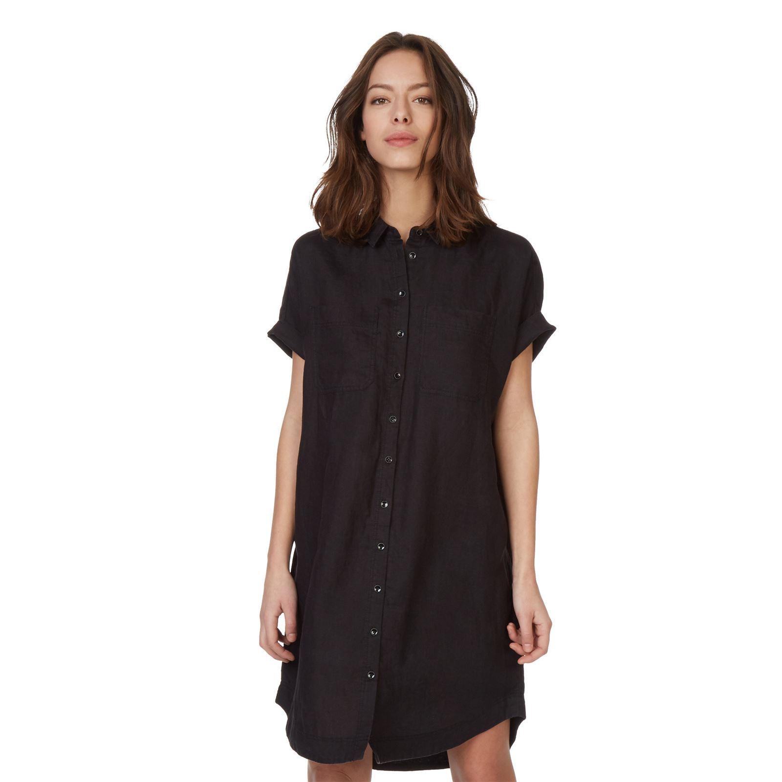 Robe chemise noir