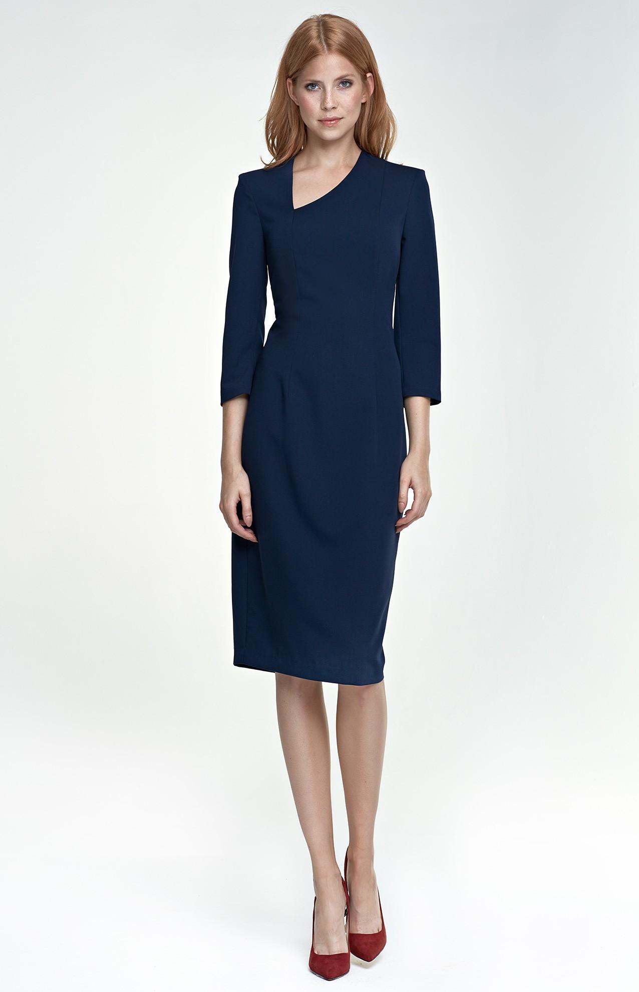 Robe chic bleu marine